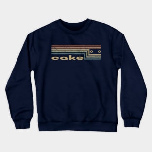 Cake Cassette Stripes Crewneck Sweatshirt